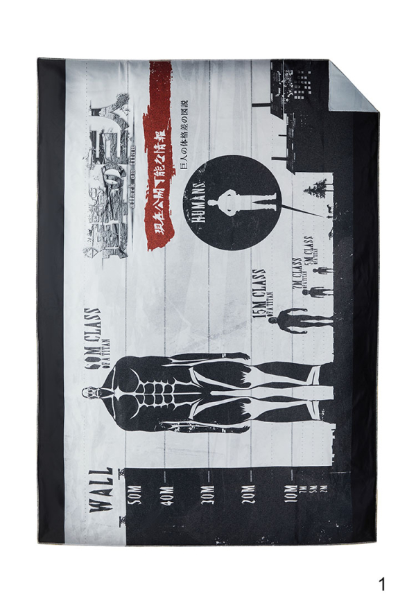 Official Licensed Attack on Titan Colossal Titan Wall Tapestry