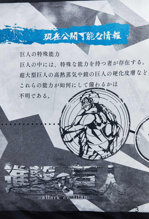 Official Licensed Attack on Titan Colossal Titan Wall Tapestry