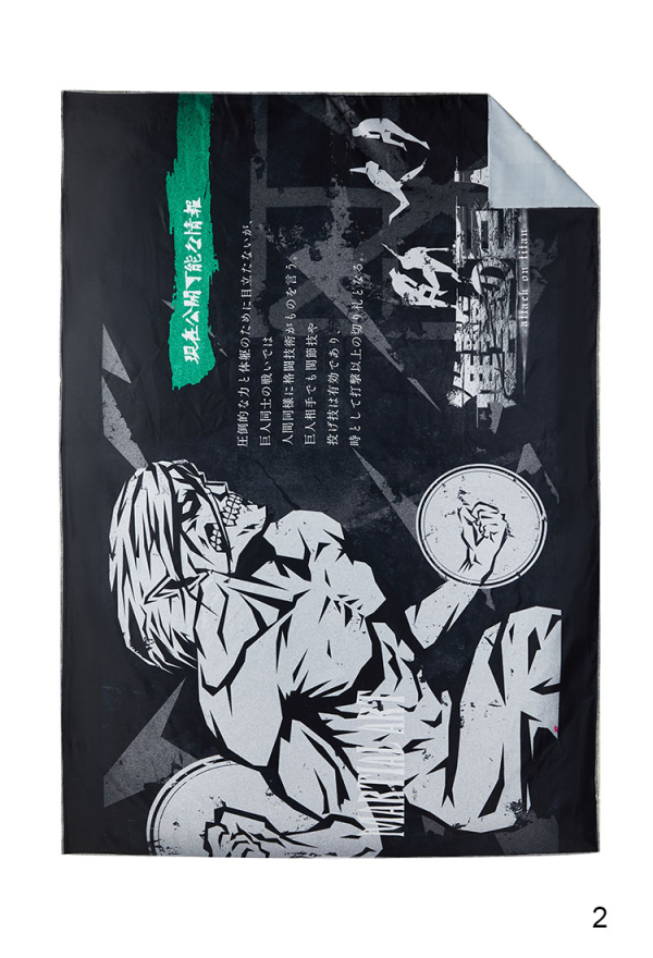 Official Licensed Attack on Titan Colossal Titan Wall Tapestry