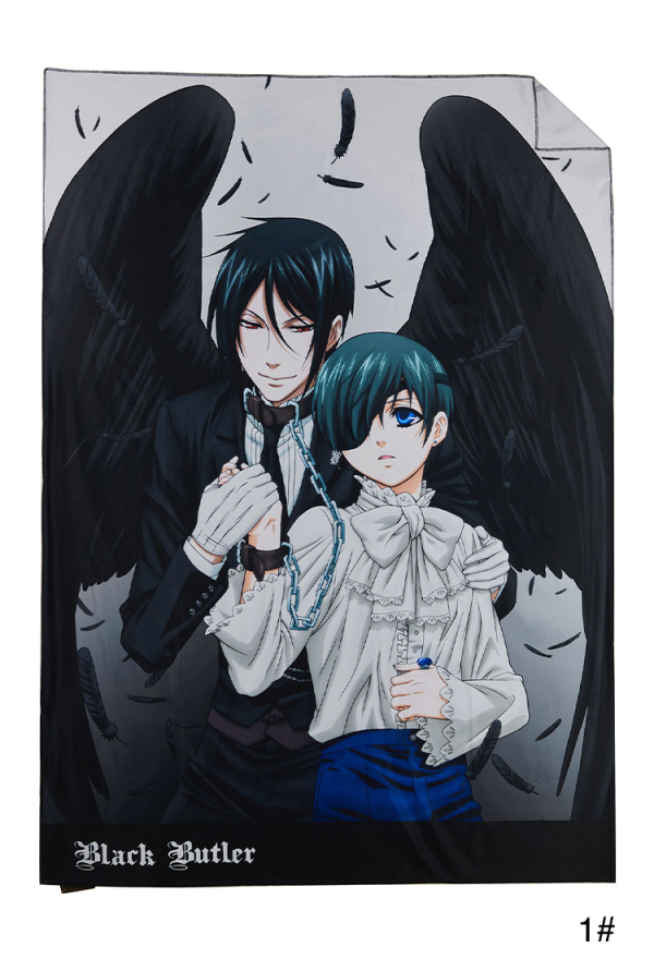 Officially Licensed Black Butler Ciel and Sebastian Tapestry