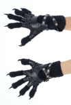 Official Licensed Emily the Strange Cat Paw Gloves |  Black Novelty Gloves Gothic Accessories