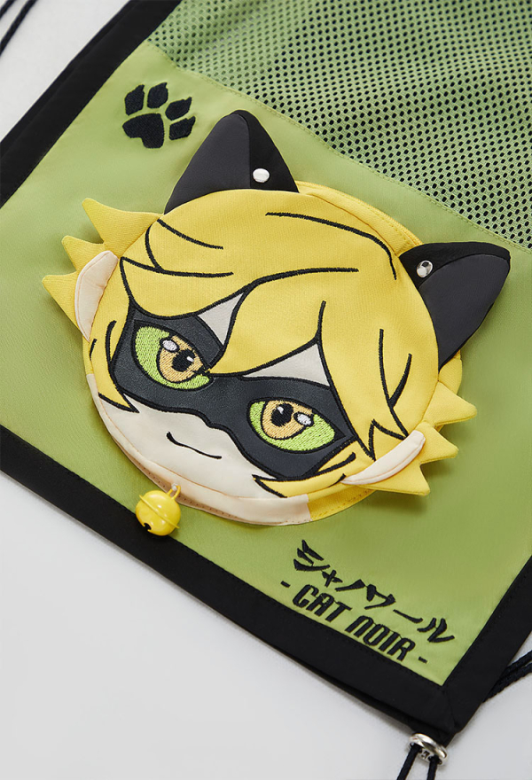 Officially Licensed Miraculous Cat Noir Beach Bag