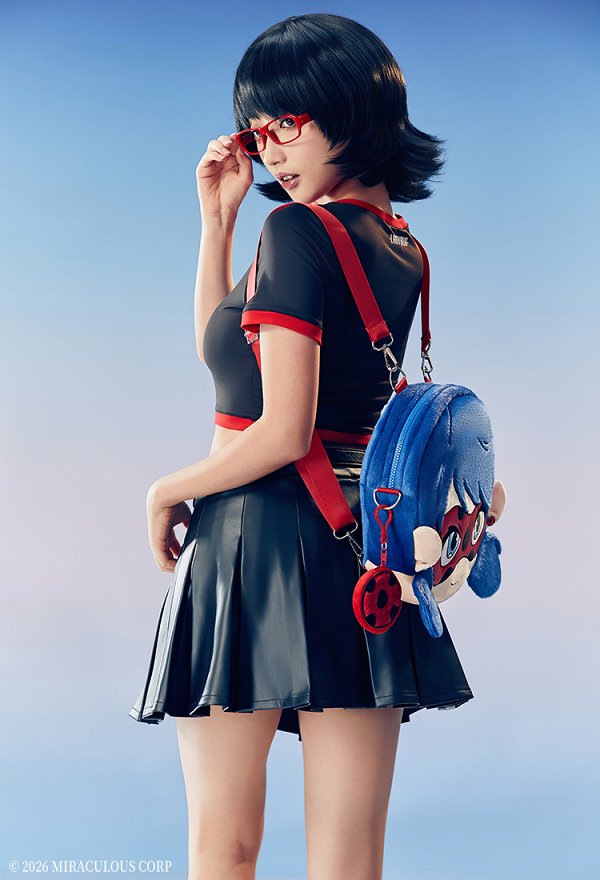 Officially Licensed Miraculous Ladybug Anime Plush Backpack