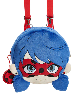 Officially Licensed Miraculous Ladybug Anime Plush Backpack