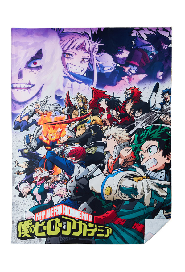 Officially Licensed My Hero Academia Anime Wall Tapestry Hero vs Villain