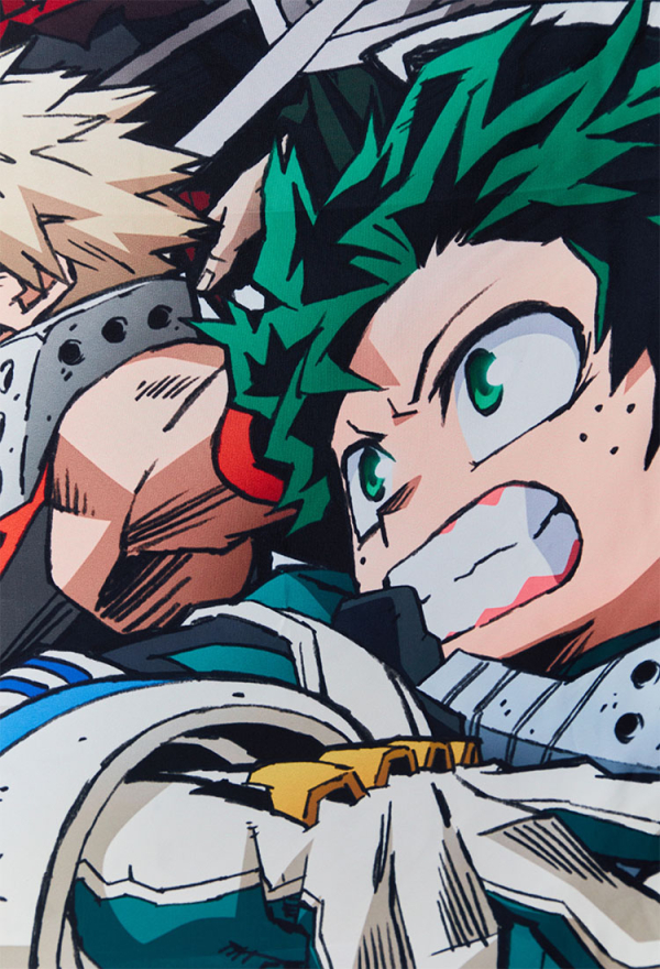 Officially Licensed My Hero Academia Anime Wall Tapestry Hero vs Villain