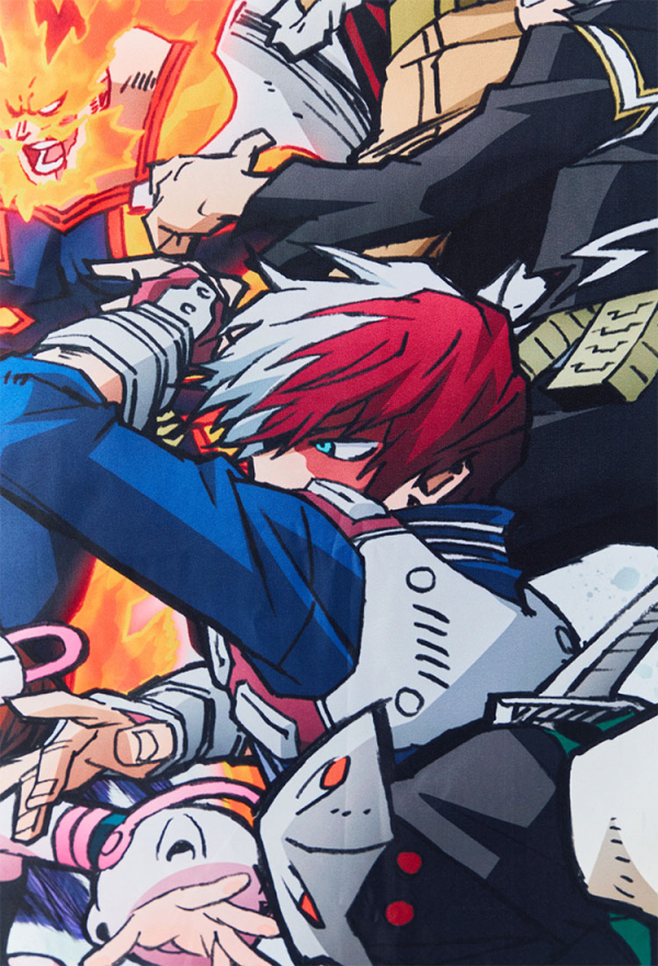 Officially Licensed My Hero Academia Anime Wall Tapestry Hero vs Villain