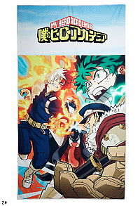 Officially Licensed My Hero Academia Bath Towel with Character Print - 2 Styles