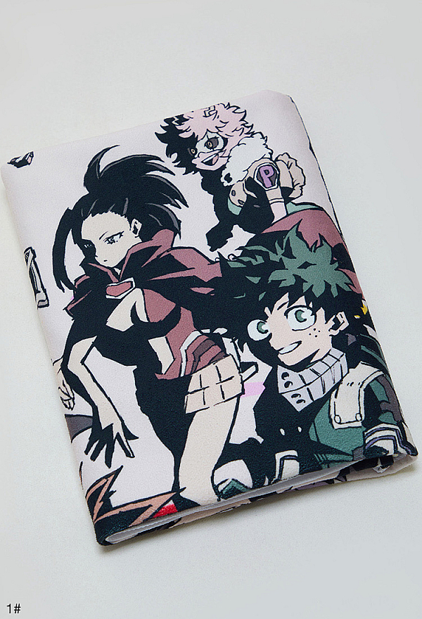 Officially Licensed My Hero Academia Bath Towel with Character Print - 2 Styles