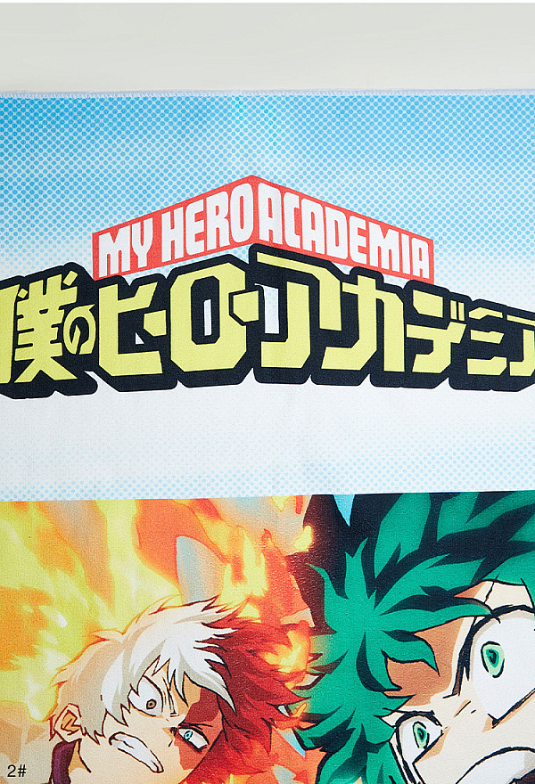 Officially Licensed My Hero Academia Bath Towel with Character Print - 2 Styles