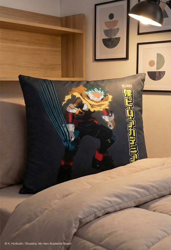 Officially Licensed My Hero Academia Deku Bakugo Todoroki Ochaco Pillow Cover