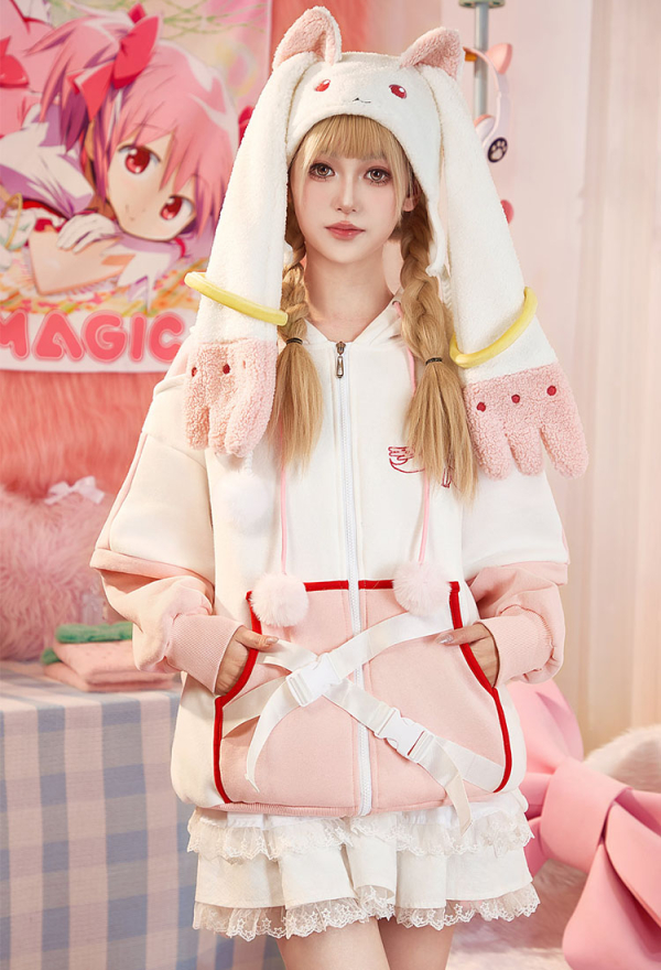Officially Licensed Kyubey-Inspired Plush Ears Hat