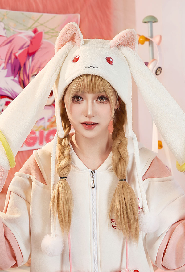 Officially Licensed Kyubey-Inspired Plush Ears Hat