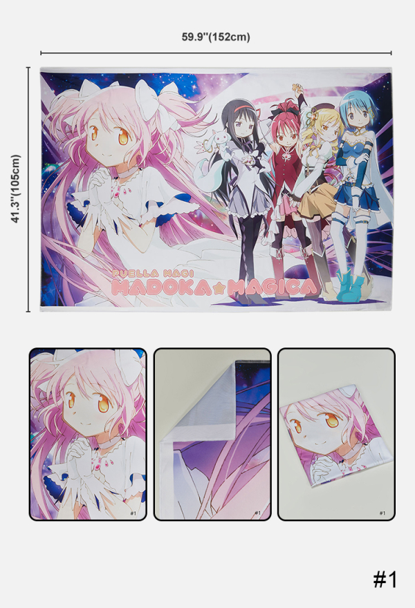 Officially Licensed Puella Magi Madoka Magica Wall Tapestry