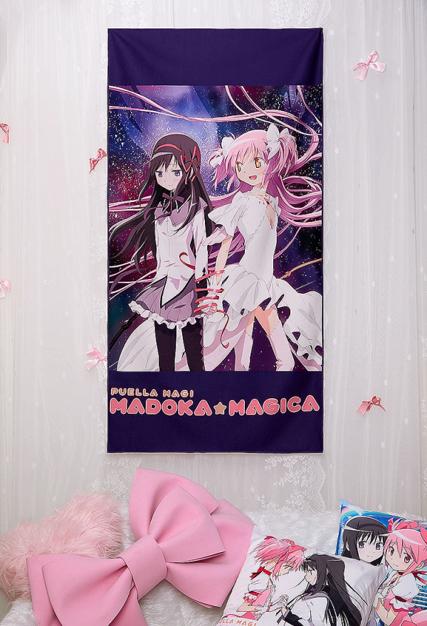 Officially Licensed Puella Magi Madoka Magica Madoka and Homura Cushion Cover