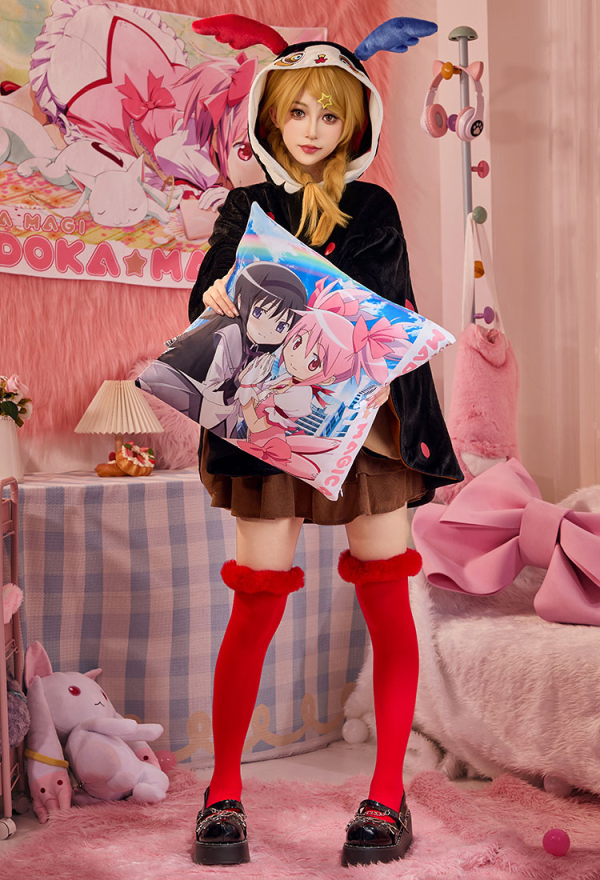 Officially Licensed Puella Magi Madoka Magica Madoka and Homura Cushion Cover