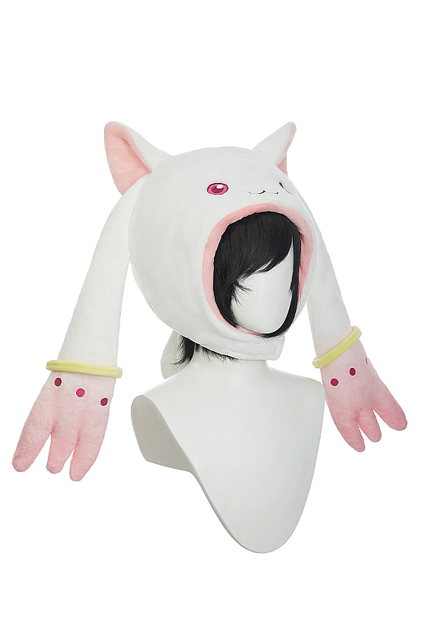 Officially Licensed Puella Magi Madoka Magica Kyubey Plush Hat