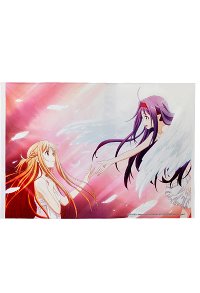 Officially Licensed Sword Art Online Asuna and Konno Yuuki Printed Tapestry