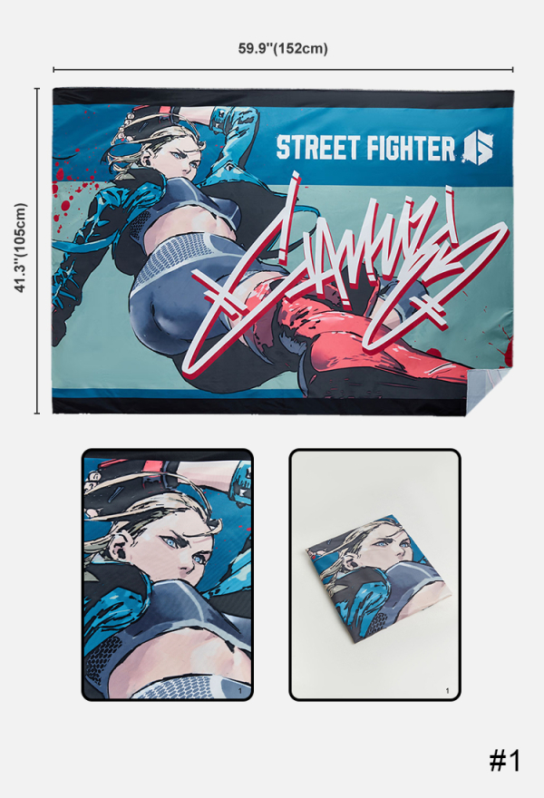 Officially Licensed Street Fighter 6 Wall Tapestry