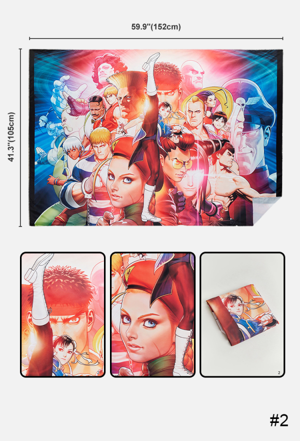 Officially Licensed Street Fighter Classic Wall Tapestry