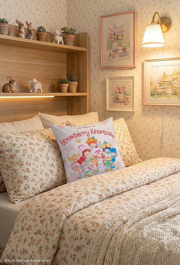 Officially Licensed Strawberry Shortcake Decorative Cushion Cover
