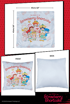Officially Licensed Strawberry Shortcake Decorative Cushion Cover