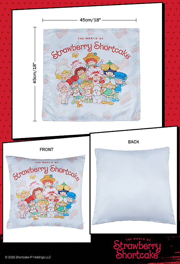 Officially Licensed Strawberry Shortcake Decorative Cushion Cover