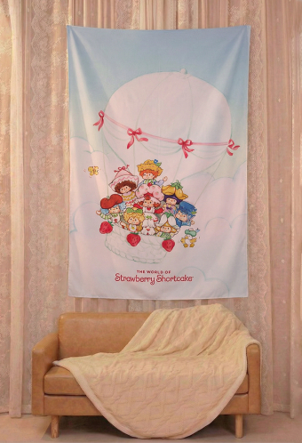 Officially Licensed Strawberry Shortcake Tapestry