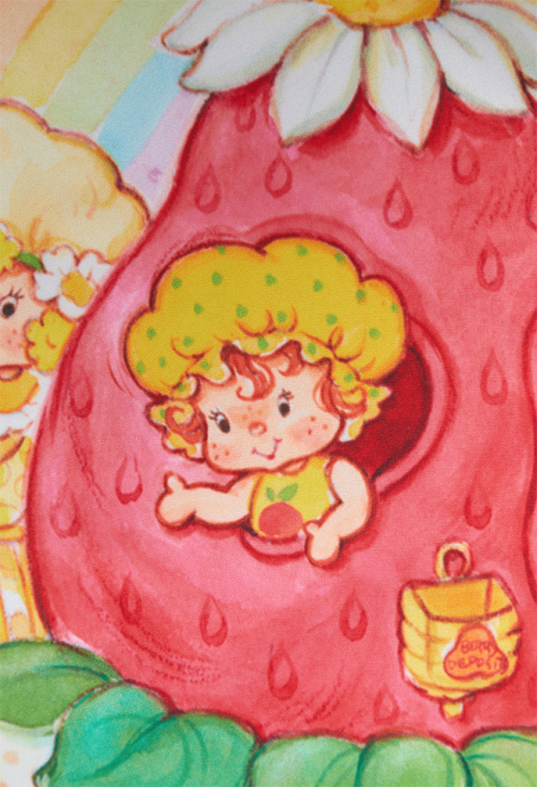 Officially Licensed Strawberry Shortcake Decorative Square Cushion Cover