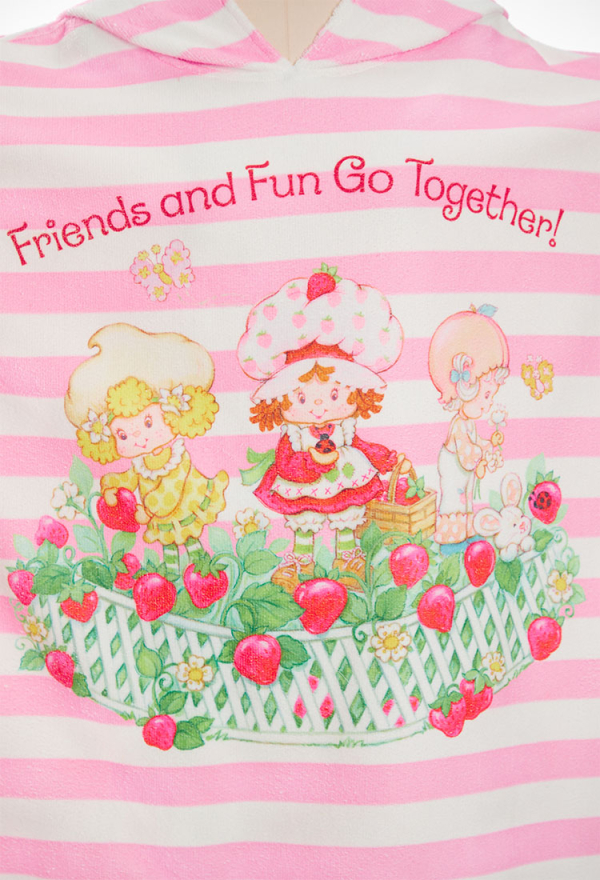 Officially Licensed Strawberry Shortcake Hooded Bath Towel