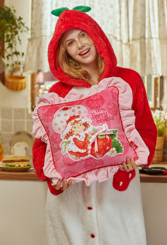 Officially Licensed Strawberry Shortcake Pink Pillow Cover No Insert