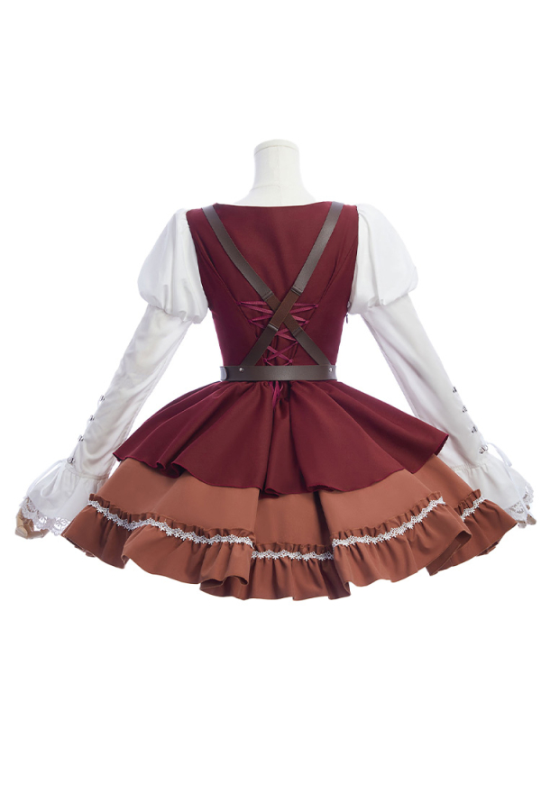 Officially Licensed Attack on Titan Survey Corps Lolita Dress with Belt Harness