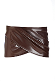 Officially Licensed Attack on Titan Scout Regiment Unisex PU Leather Wrap Mini Skirt