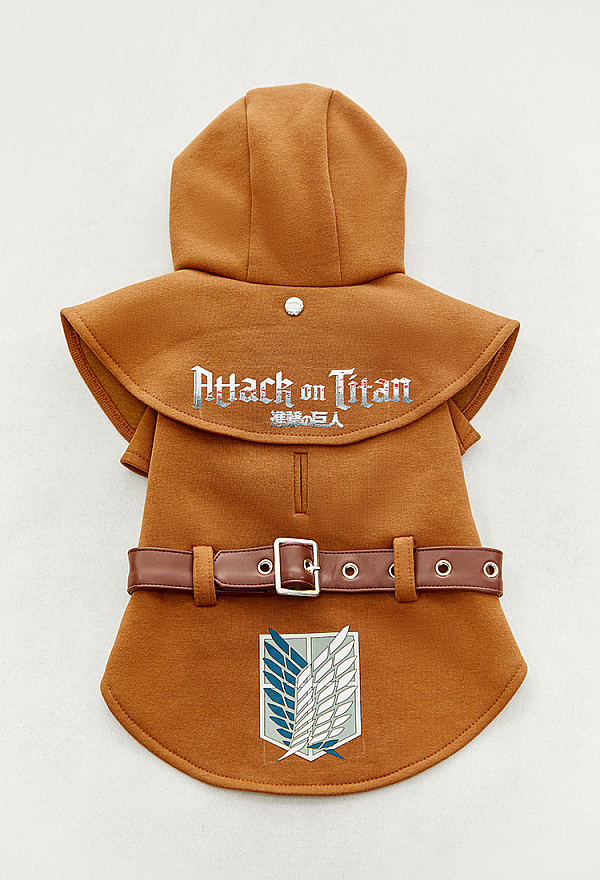 Officially Licensed Attack on Titan Scout Regiment Pet Costume Survey Corps Pet Cloak
