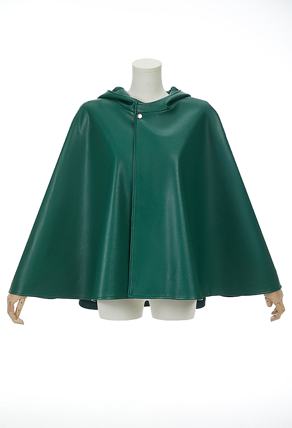 Officially Licensed Attack on Titan PU Survey Corps Cloak with Wings of Freedom Embroidery