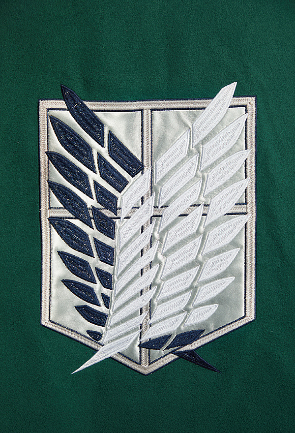 Officially Licensed Attack on Titan Survey Corps Wool-Like Polyester Hooded Cloak Officially Licensed Attack on Titan Survey Corps Wool-Like Polyester Hooded Cloak