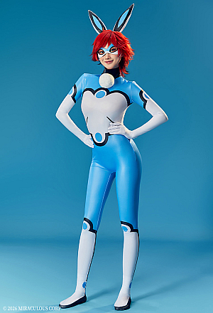 Officially Licensed Miraculous Alix Kubdel Bunnix Cosplay Bodysuit