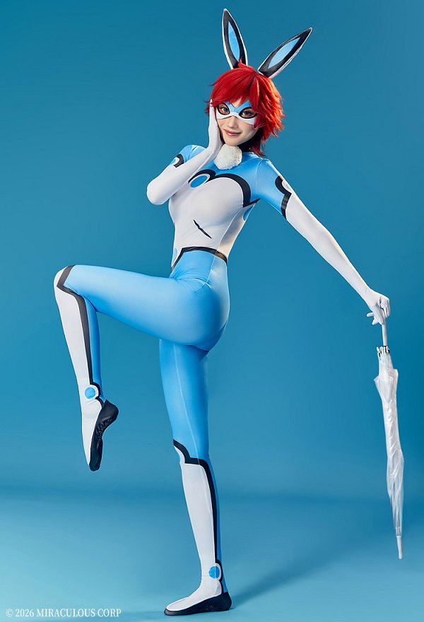 Officially Licensed Miraculous Alix Kubdel Bunnix Cosplay Bodysuit Officially Licensed Miraculous Alix Kubdel Bunnix Cosplay Bodysuit