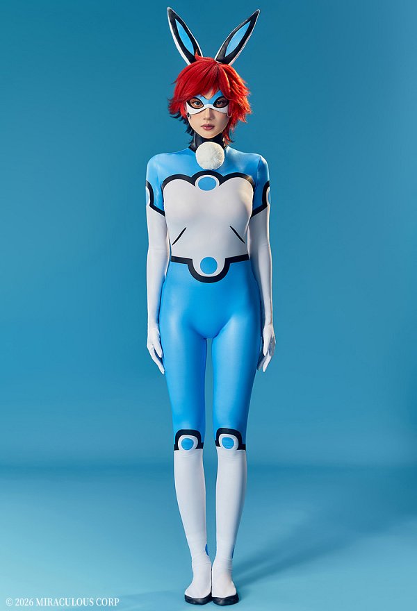 Officially Licensed Miraculous Alix Kubdel Bunnix Cosplay Bodysuit Officially Licensed Miraculous Alix Kubdel Bunnix Cosplay Bodysuit