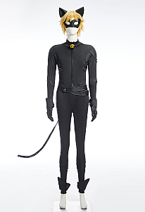 Officially Licensed Miraculous Cat Noir Season 6 Unisex Cosplay Costume Set