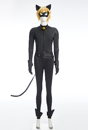 Officially Licensed Miraculous Cat Noir Season 6 Unisex Cosplay Costume Set