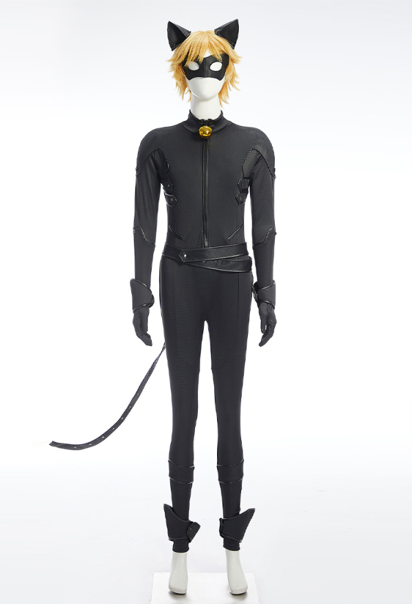 Officially Licensed Miraculous Cat Noir Unisex Adult Cosplay Costume Set