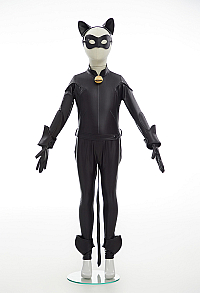 Officially Licensed Miraculous Cat Noir Kids Cosplay Costume Set - Glossy Coated Spandex Costume