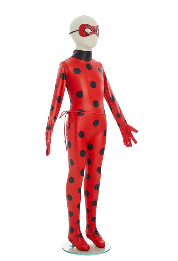 Officially Licensed Miraculous Ladybug Kids Cosplay Jumpsuit Costume for Halloween Officially Licensed Miraculous Ladybug Kids Cosplay Jumpsuit Costume for Halloween