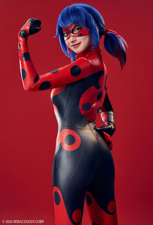 Officially Licensed Miraculous Ladybug Season 6 Women Cosplay Costume Bodysuit