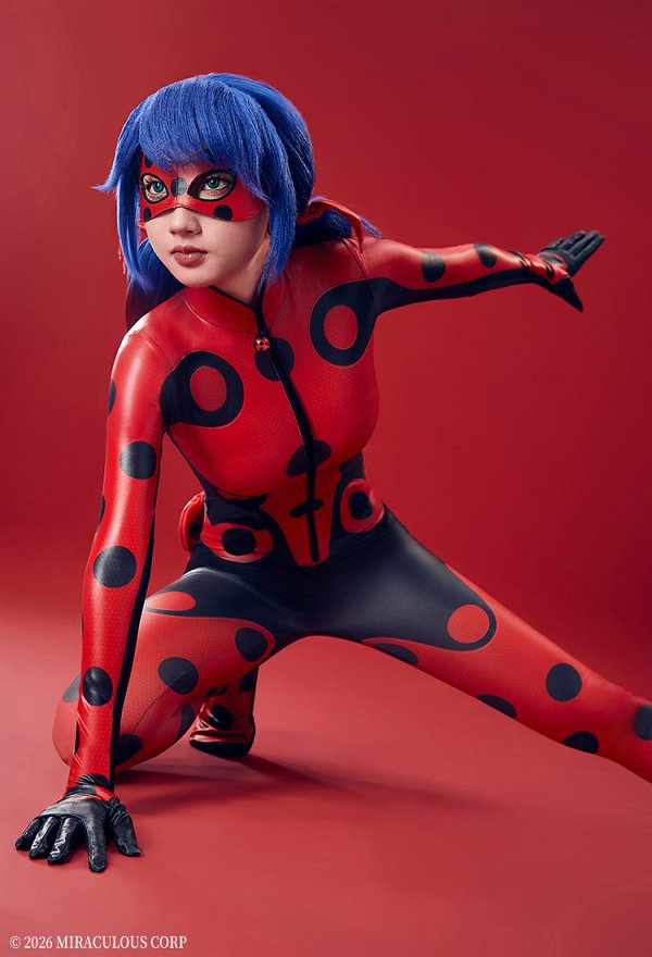 Officially Licensed Miraculous Ladybug Season 6 Women Cosplay Costume Bodysuit