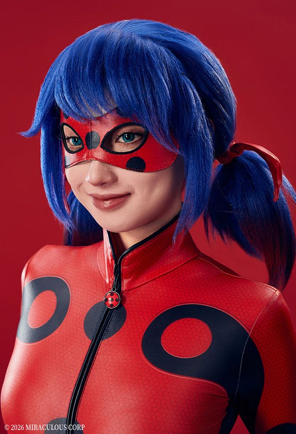 Officially Licensed Miraculous Ladybug Season 6 Women Cosplay Costume Bodysuit