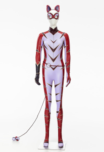 Officially Licensed Miraculous Purple Tigress Juleka Couffaine Cosplay Costume Jumpsuit Set