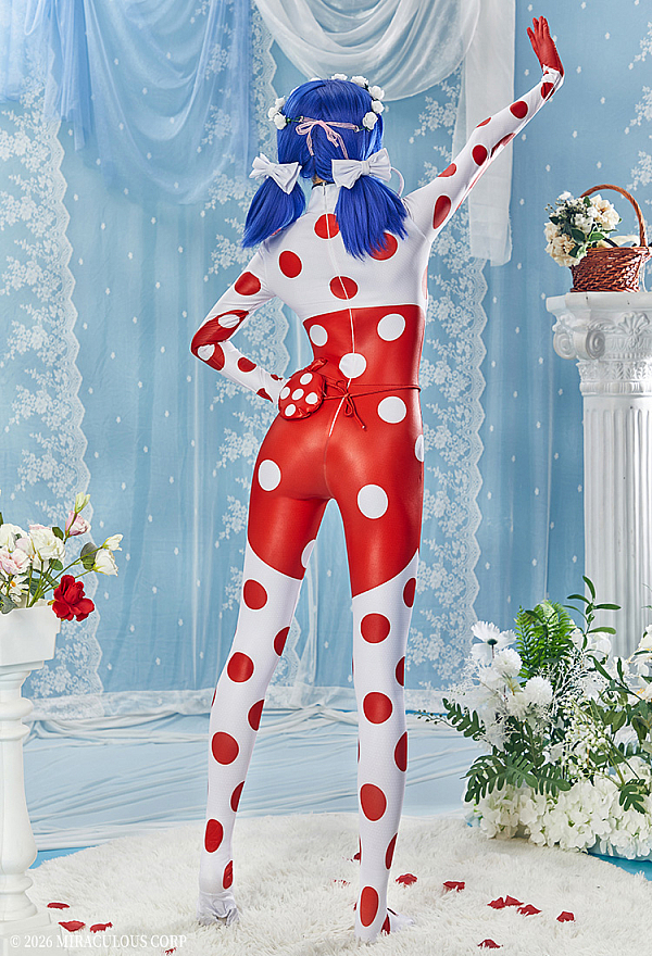 Officially Licensed Miraculous Wedding Dream Ladybug Cosplay Jumpsuit