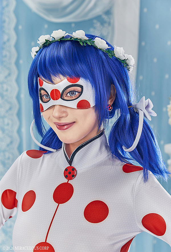 Officially Licensed Miraculous Wedding Dream Ladybug Cosplay Jumpsuit